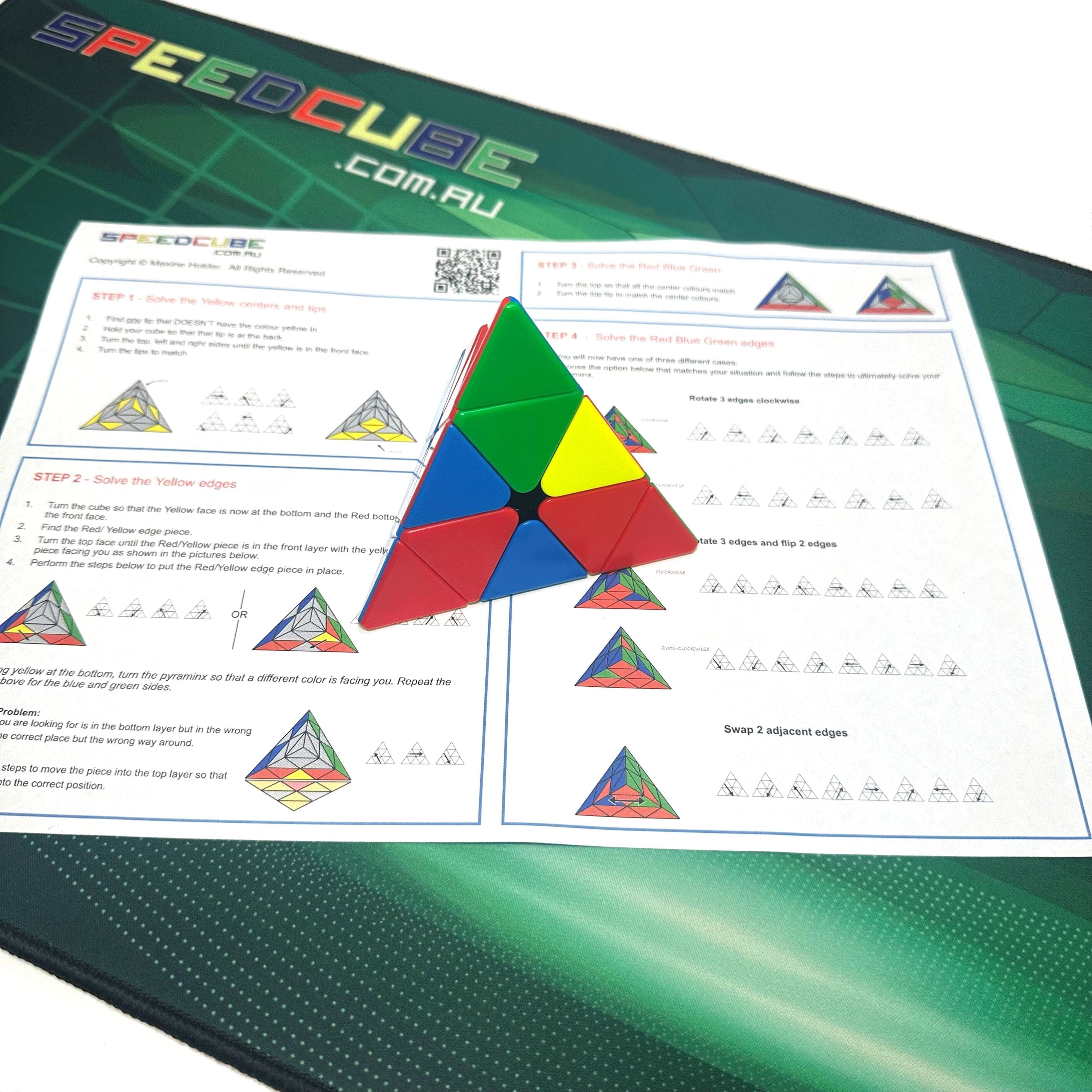Pyramix Steps How To Solve a Pyraminx Beginners Guide PDF DOWNLOAD